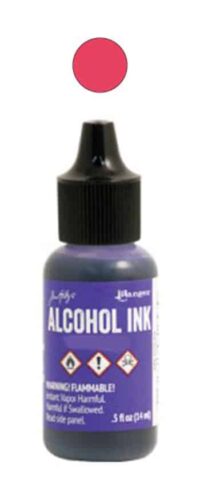 alcohol ink crepepapirblomster