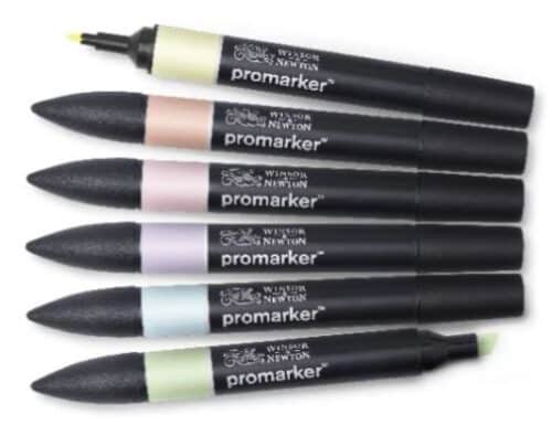 Promarker Pastel Tones 6 stk